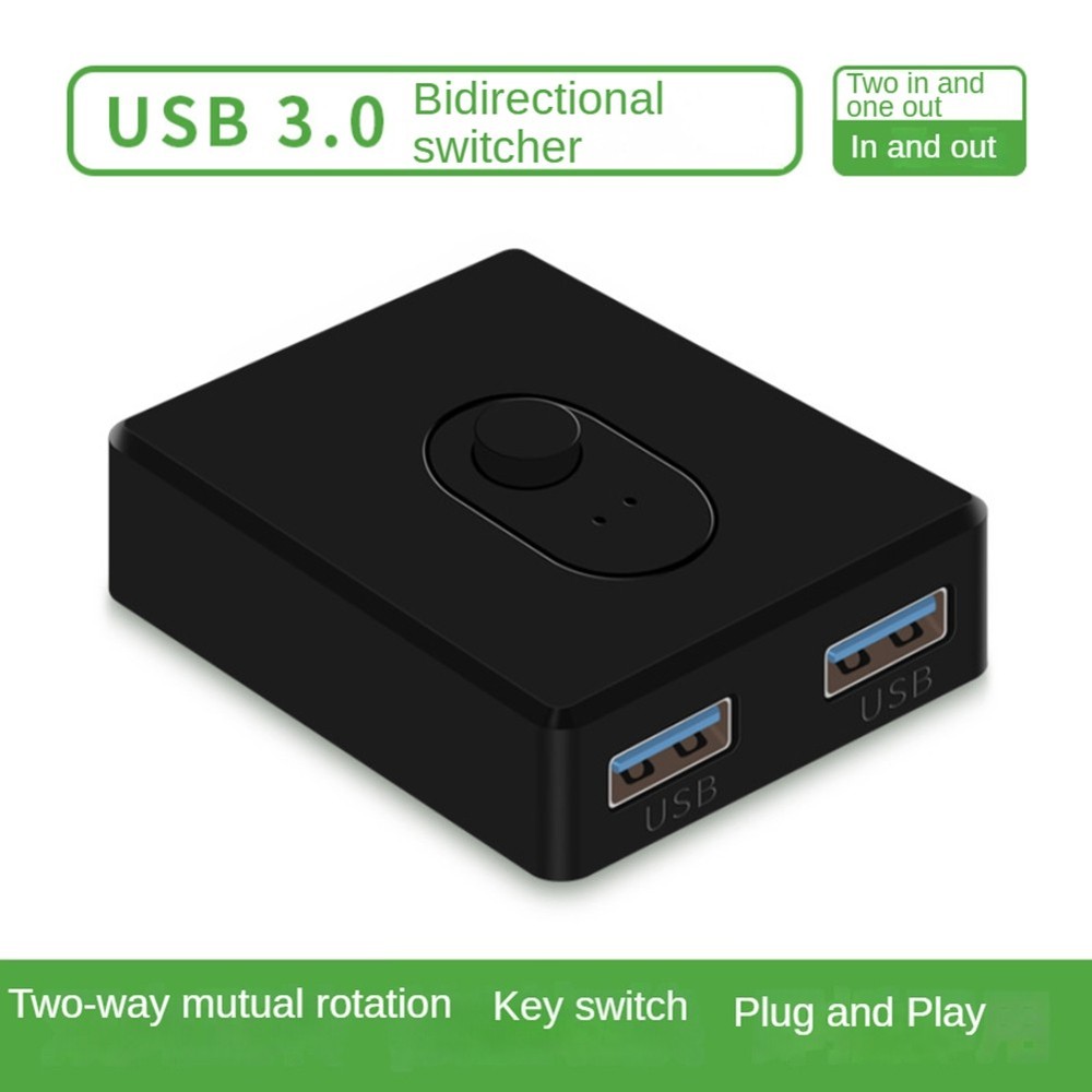 USB 2.0 KVM 1X2/2X1 Switcher USB Splitter Shared Controller for Laptop9179