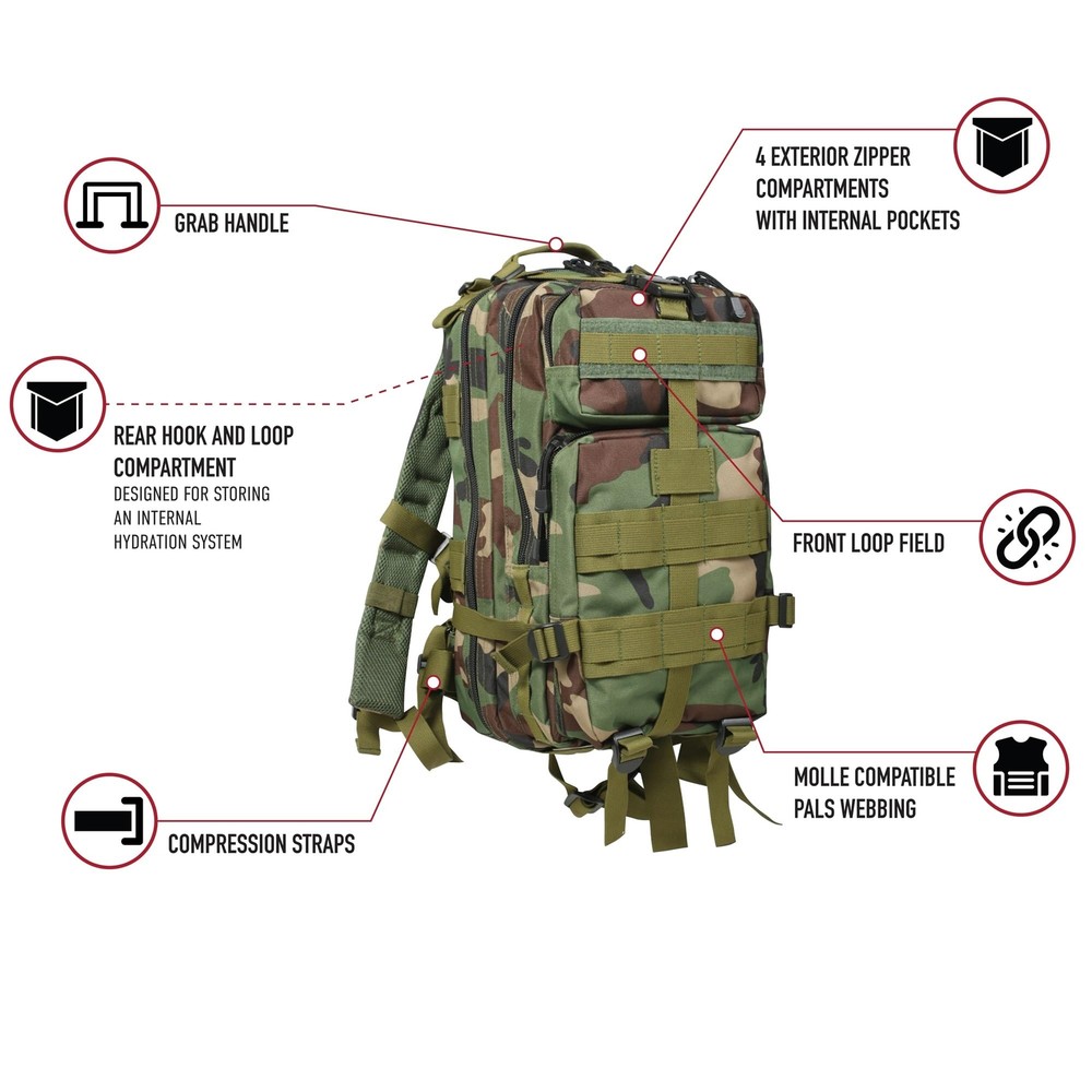 Rothco Camo Medium Transport Pack 22871