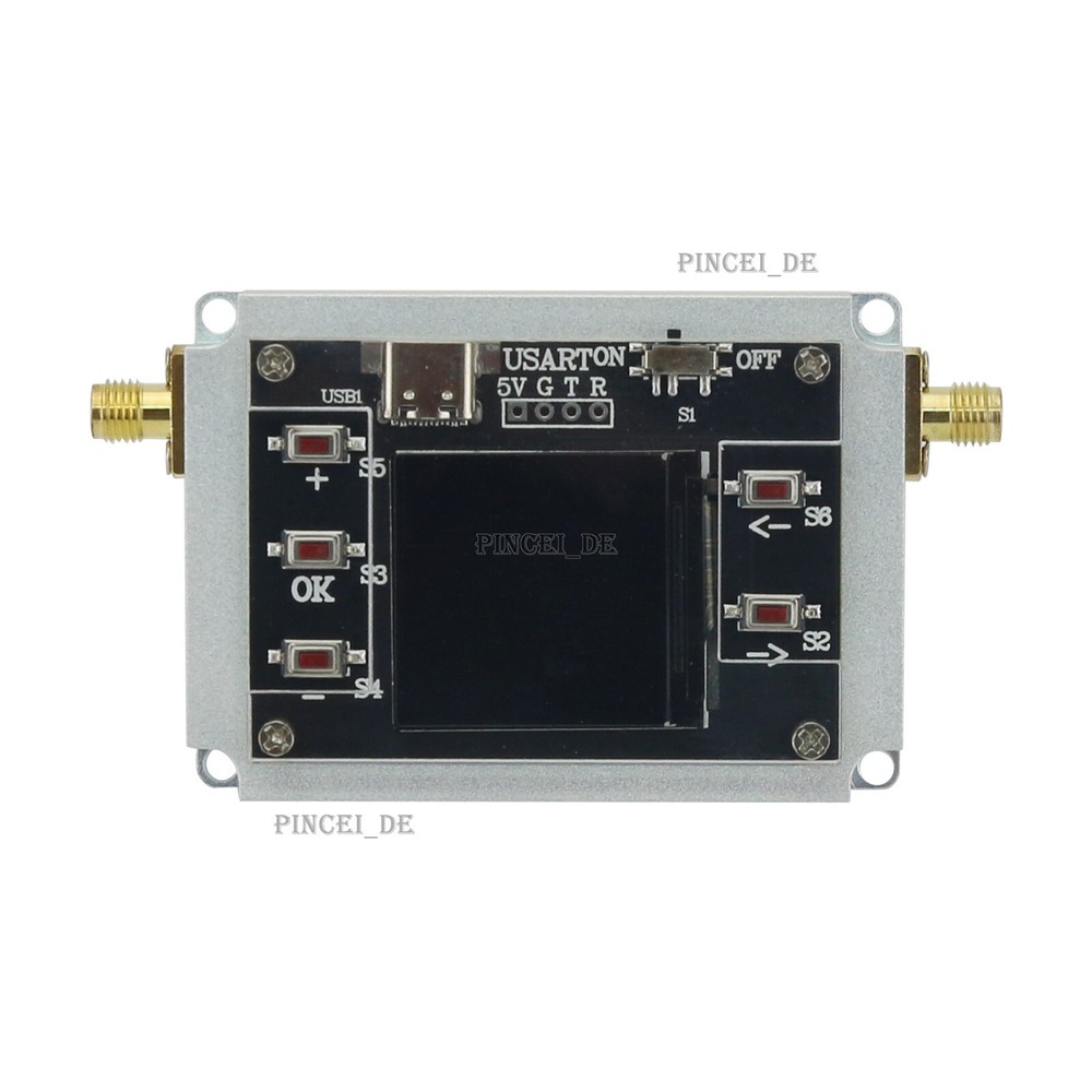 DC-3GHz Digital Programmable Attenuator CNC Isolation Attenuator 1.3" TFT Screen