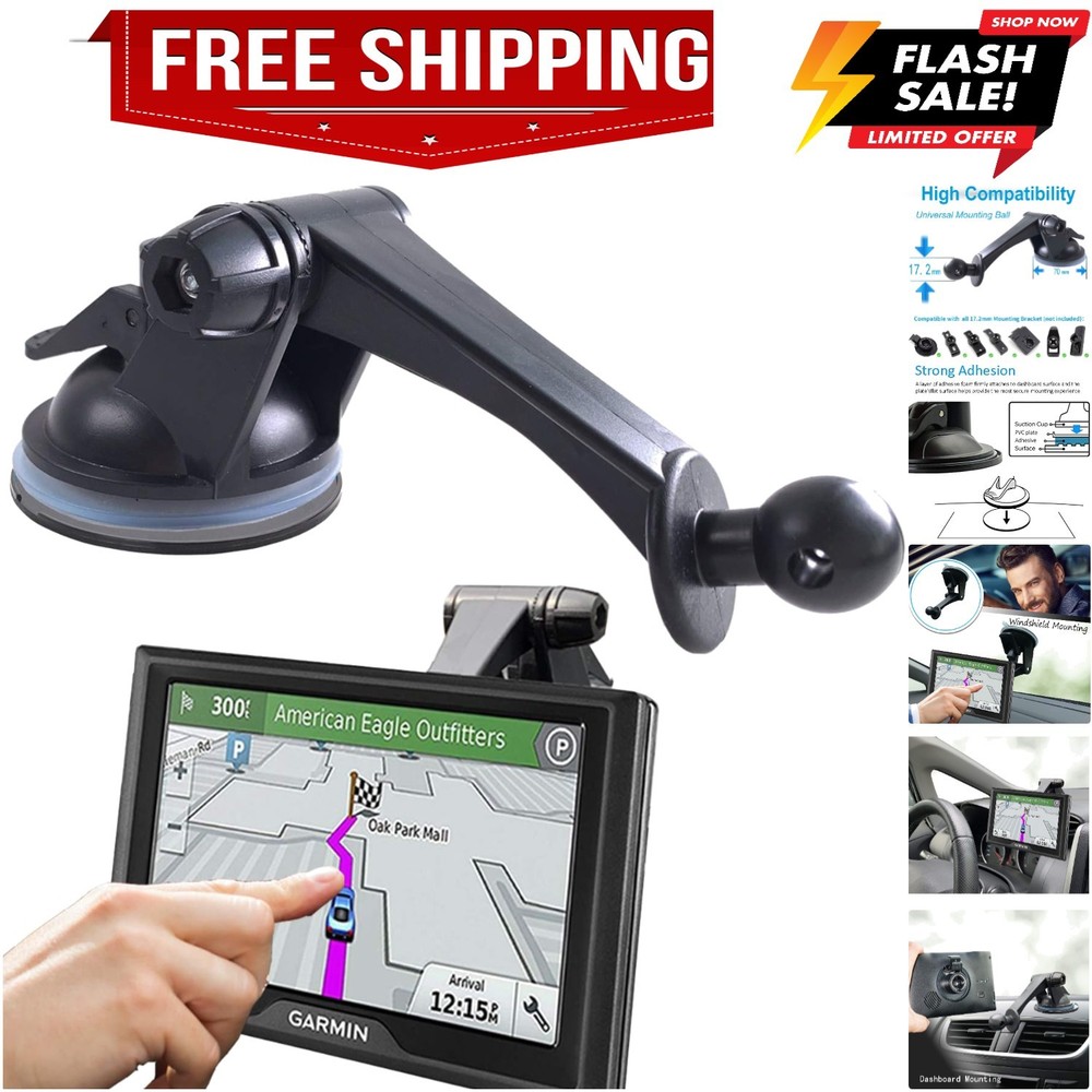 GPS Mount for Garmin | GPS Dashboard Mount Dash Windshield Window Car Holder ...