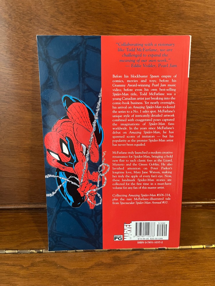 Marvel Legends: Todd McFarlane Spider-Man Vol. 2 TPB Paperback