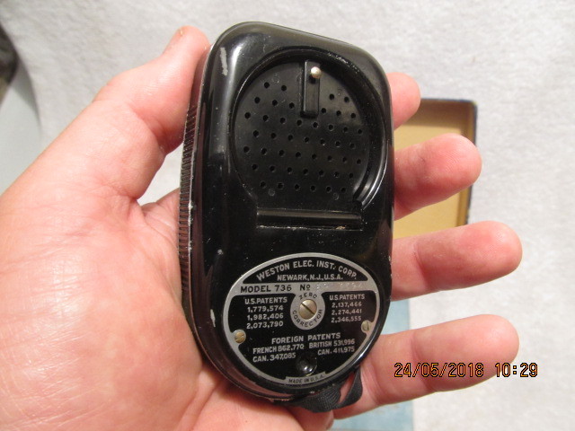 Vtg. Weston Master II Cine Exposure Meter Model 736 Original Box & Instructions