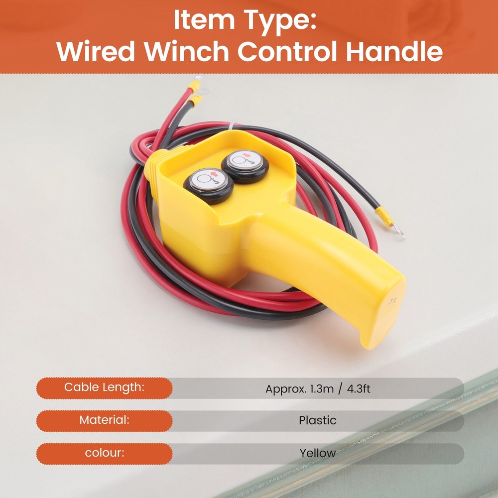 Car Winch Remote Control Winch Remote Control Button Kit Wired Winch1640