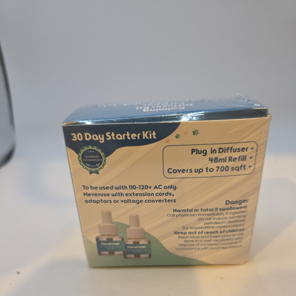 TheraPet MD Dog Calming Diffuser Kit 2 Refills *NEW & SEALED*