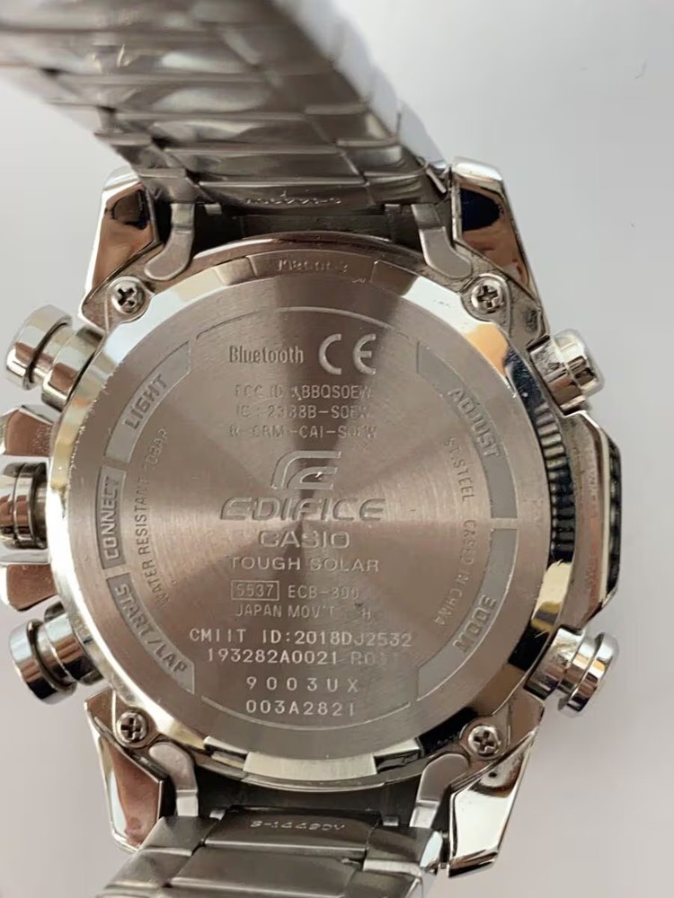 CASIO Watch Digital Analog Stainless GRY ECB 800