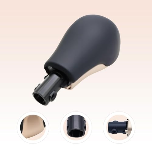 Gold Gear Shift Knob Handle with Button Compatible with Cherokee 2014-2019