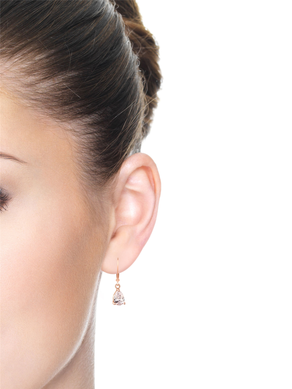 Buyless Fashion Girls And Women Teardrop Dangle Earrings With Leverback CZ Stone