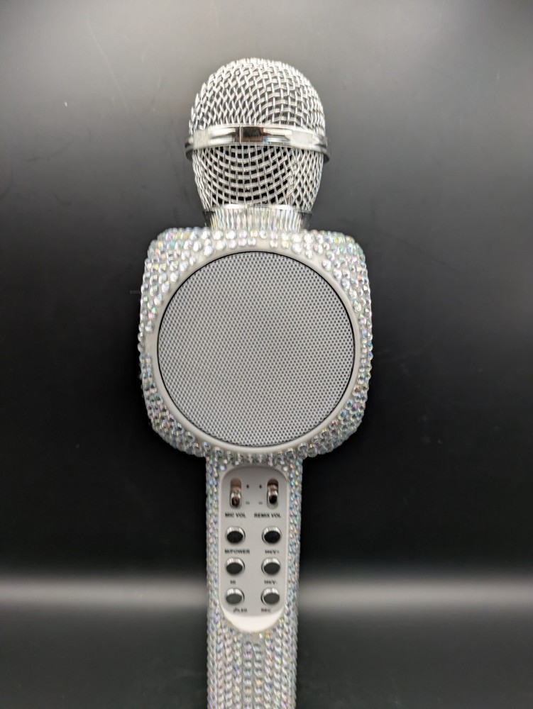 MVMT Bling Karaoke Microphone & Speaker Bluetooth - Tested in Good Working Cond.