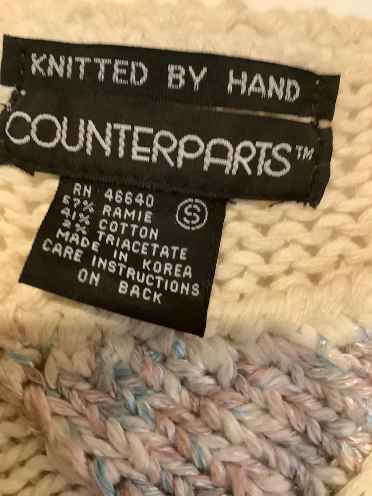 Hand-Knitted Patchwork Sweater Vest