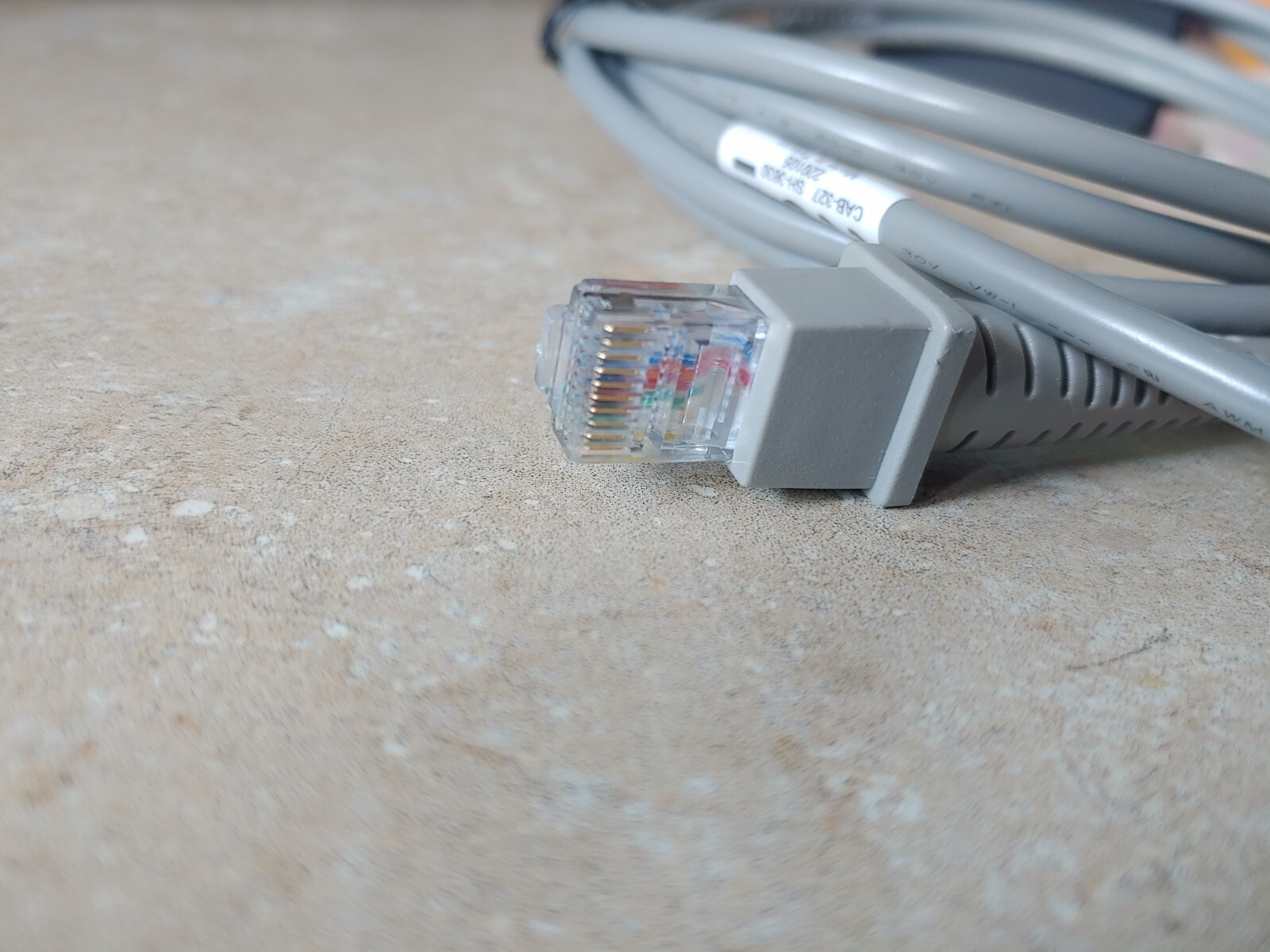 Datalogic Scanner Cable For Verifone Ruby 2, CI, C18 Topaz, XL COM8 RJ50 to RJ45