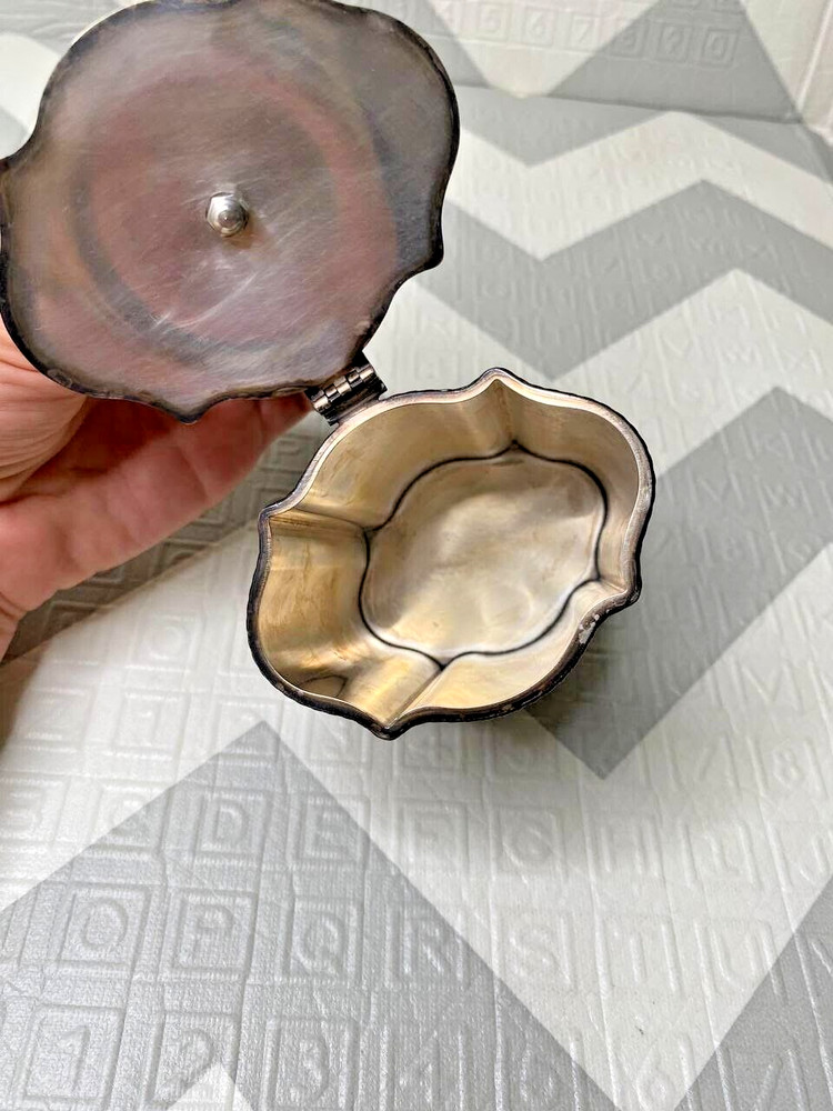 1960's Tea Caddy / Cigarette Box IFS Israel Freeman and Sons Italy Silverplate