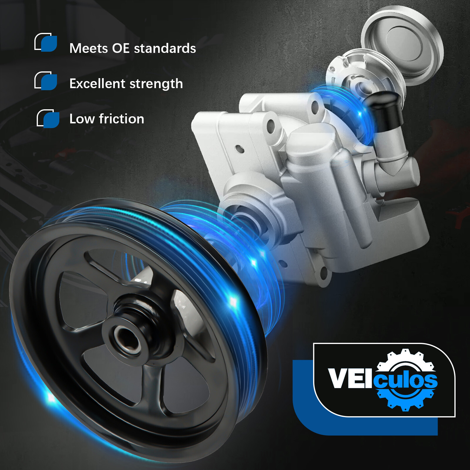 21-5290 Power Steering Pump w/Pulley for 99-03 Acura CL TL MDX 03-04 Honda Pilot