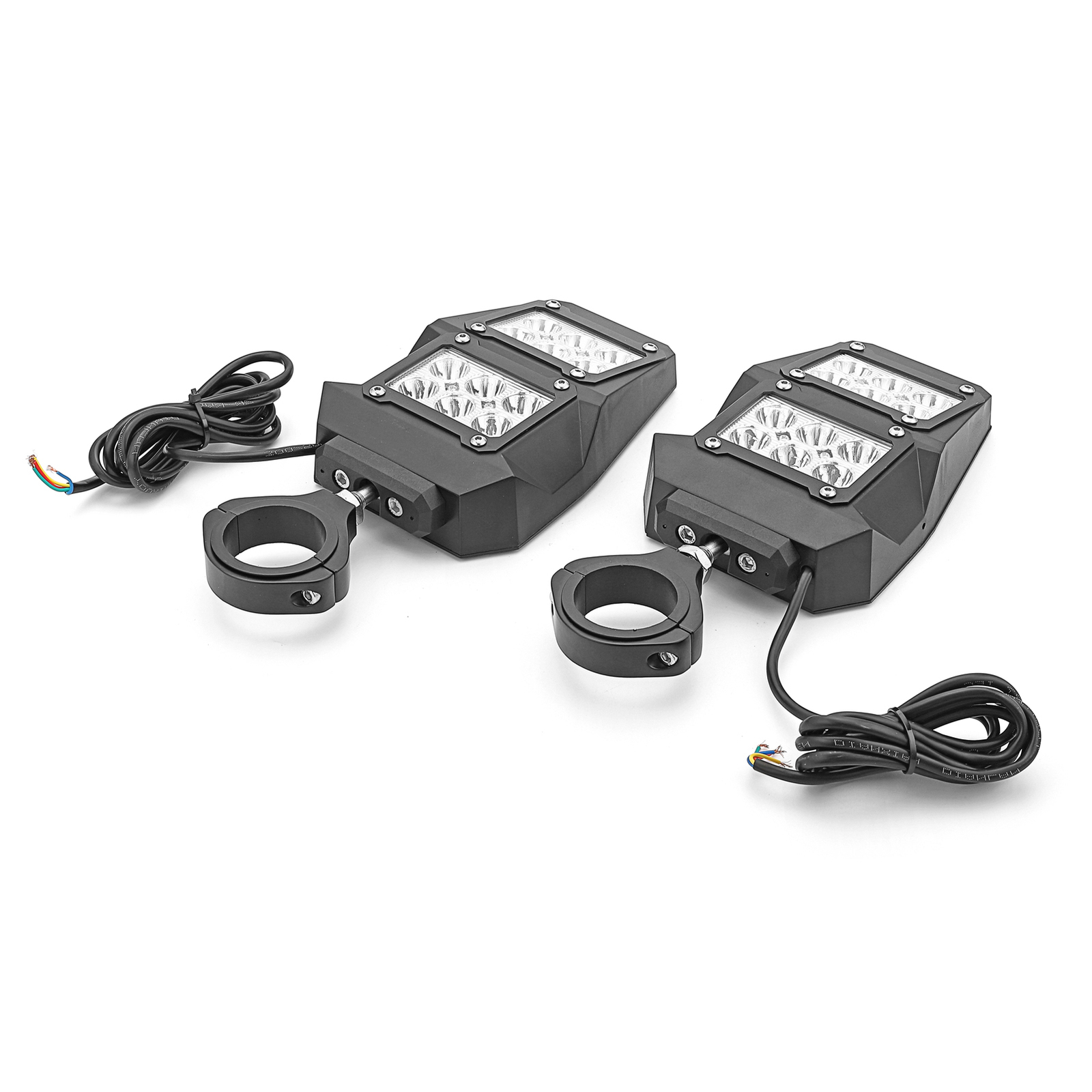 UTV Rear View Side Mirrors W/ LED Spot Lights For Honda Talon 1000R 1000X 2024