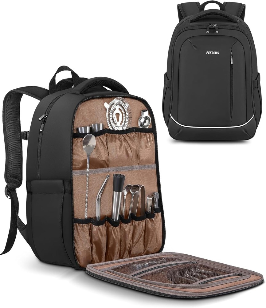 Bartender Bag, Travel Bartending Backpack Only, Tool Storage Bag