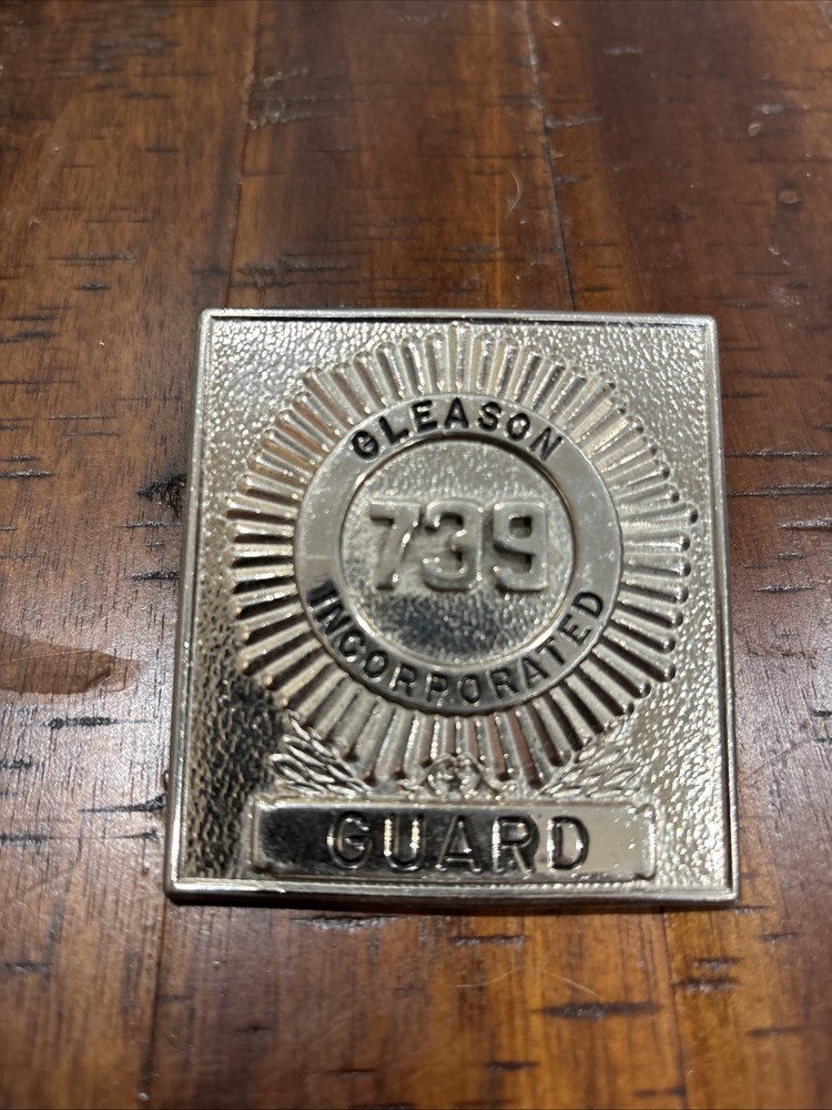 3 Security Guard Badges
