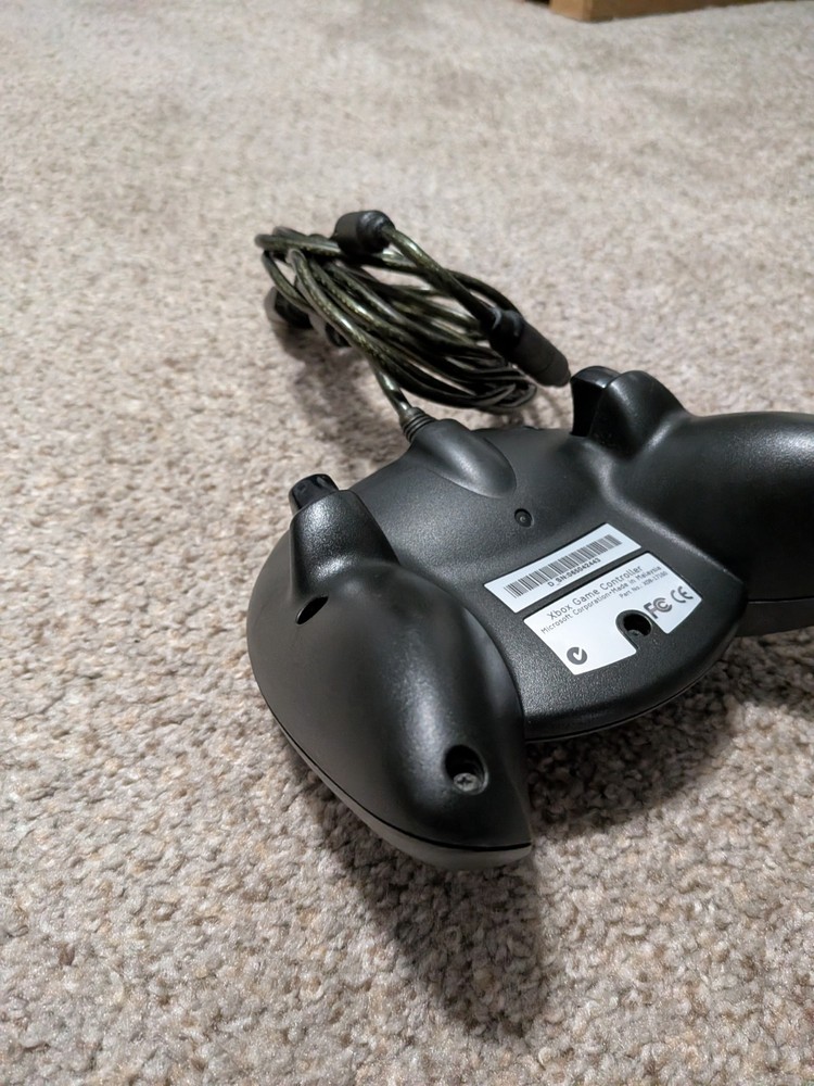 Tested EXCELLENT OEM Microsoft Original Xbox DUKE Controller & Breakaway Cable