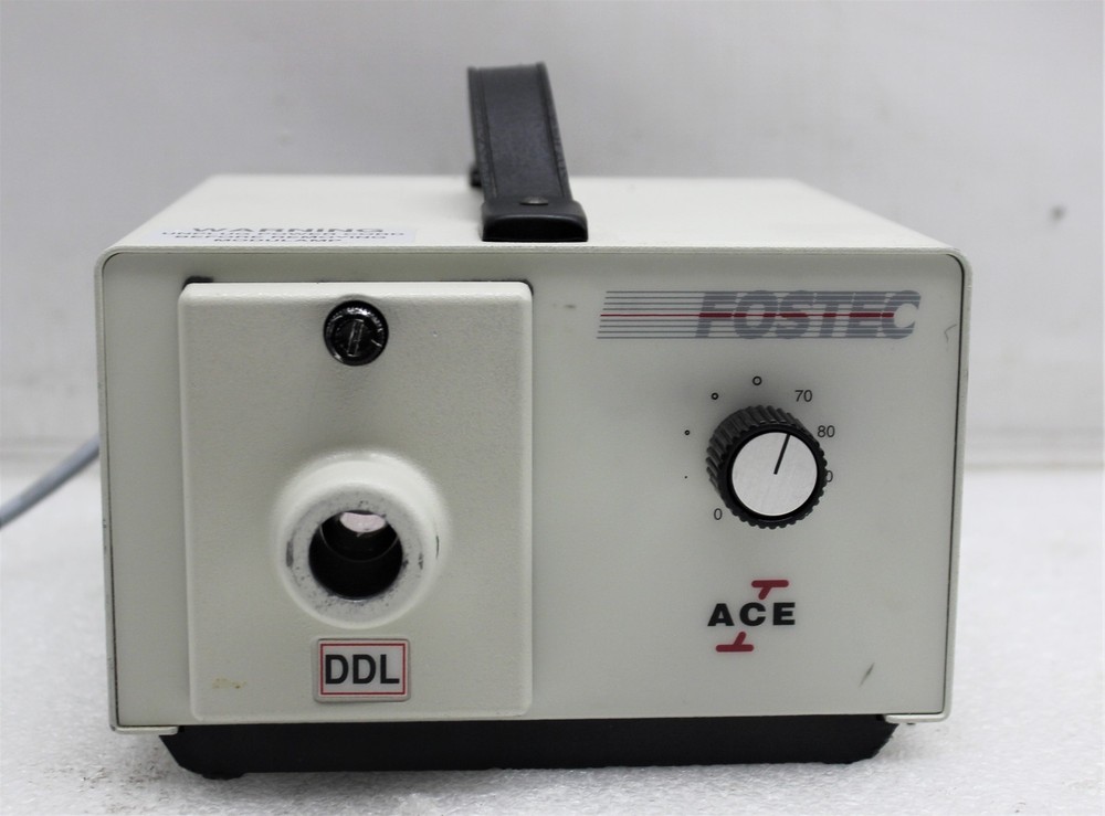 Fostec 20500.2 ACE Light Source with Dimmer Halogen Bulb Needs Repl (3369462)