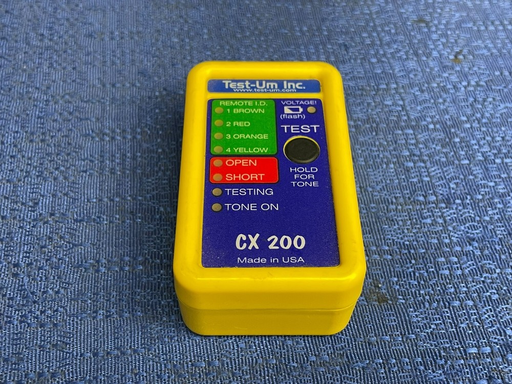 JDSU Test-Um Coax Cable Identifier Tester Test Unit CX-200