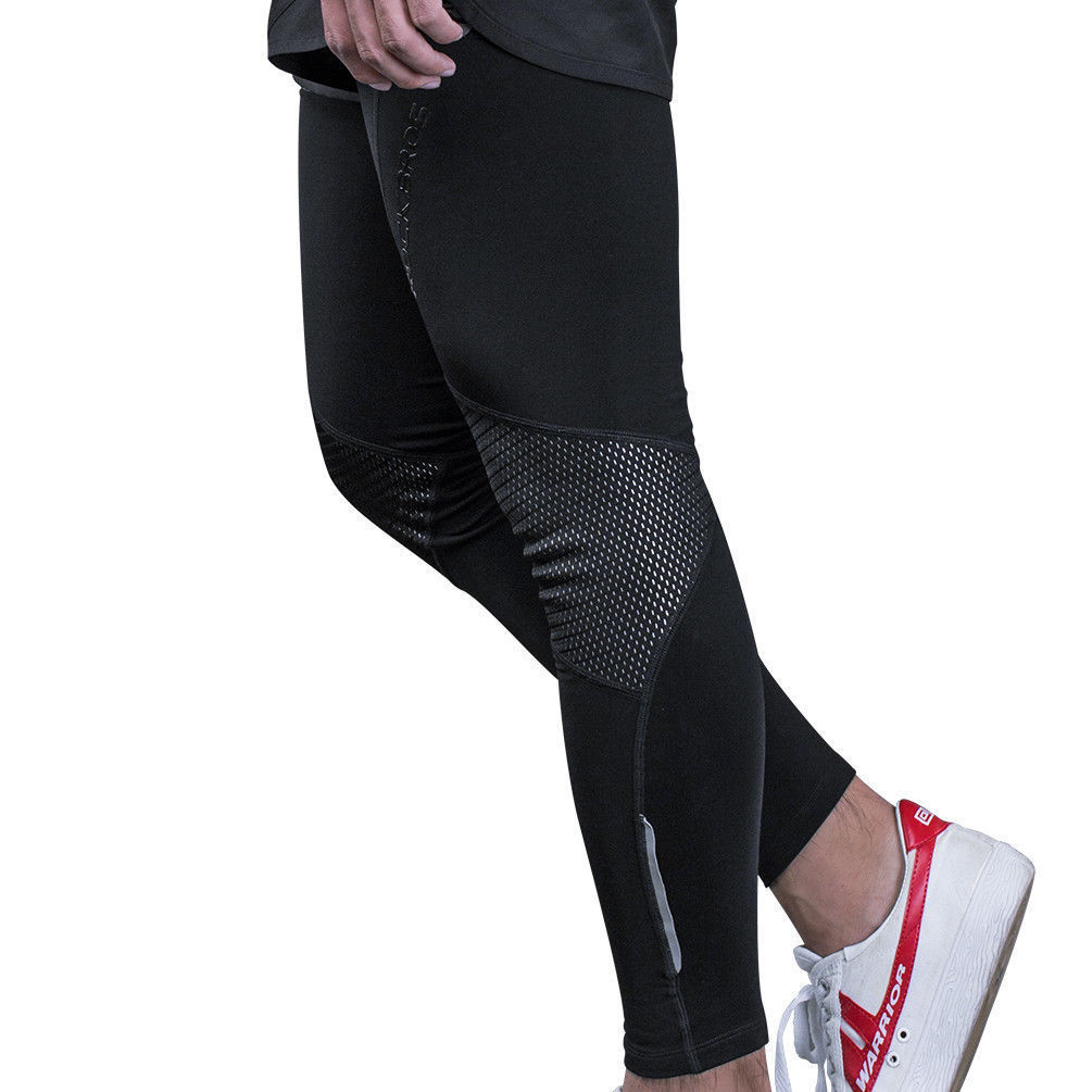 ROCKBROS Winter Fleece Warm Riding Sports Windproof Leg Warmers Black Leg Covers