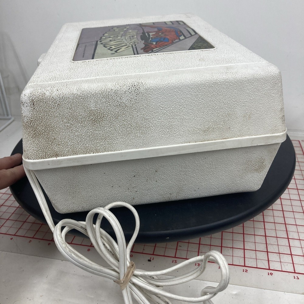 VINTAGE SPIDERMAN RECORD PLAYER 1978 TIGER ELECTRONICS Tested