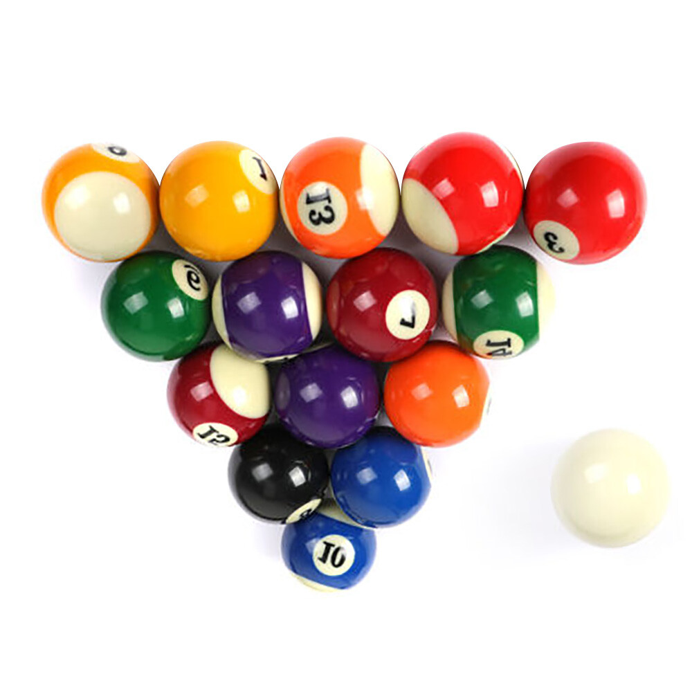 16 Piece Pool Table Billiard Balls Pool Ball Set Pool Table Accessories 2-1/4"