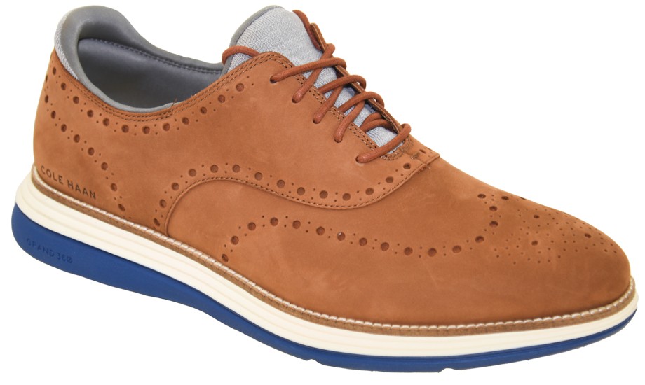 Cole Haan Men's ØriginalGrand Ultra Wingtip Oxford British Tan Style C32068
