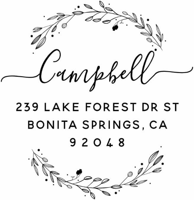 LOMENTICSCustom Self Inking Return Address Stamp, Make Return Addressing Easy...