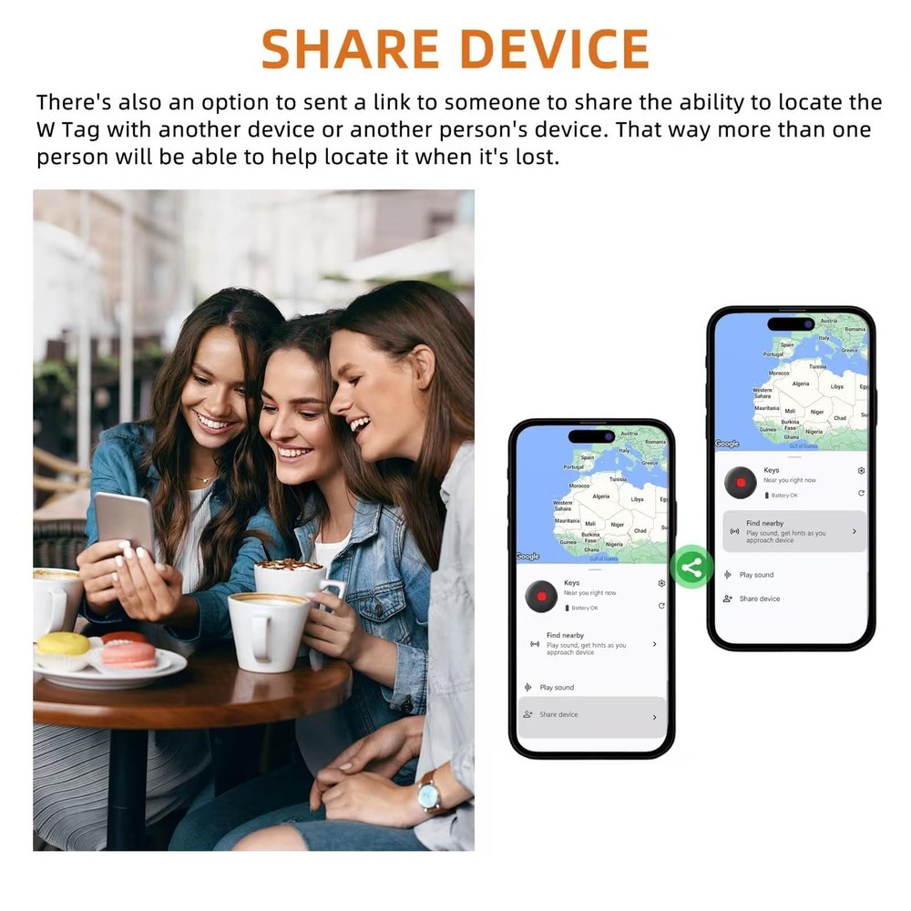 Bluetooth Smart Tags-4 Pack for Android, Smart Tags for Android, Google Certi...