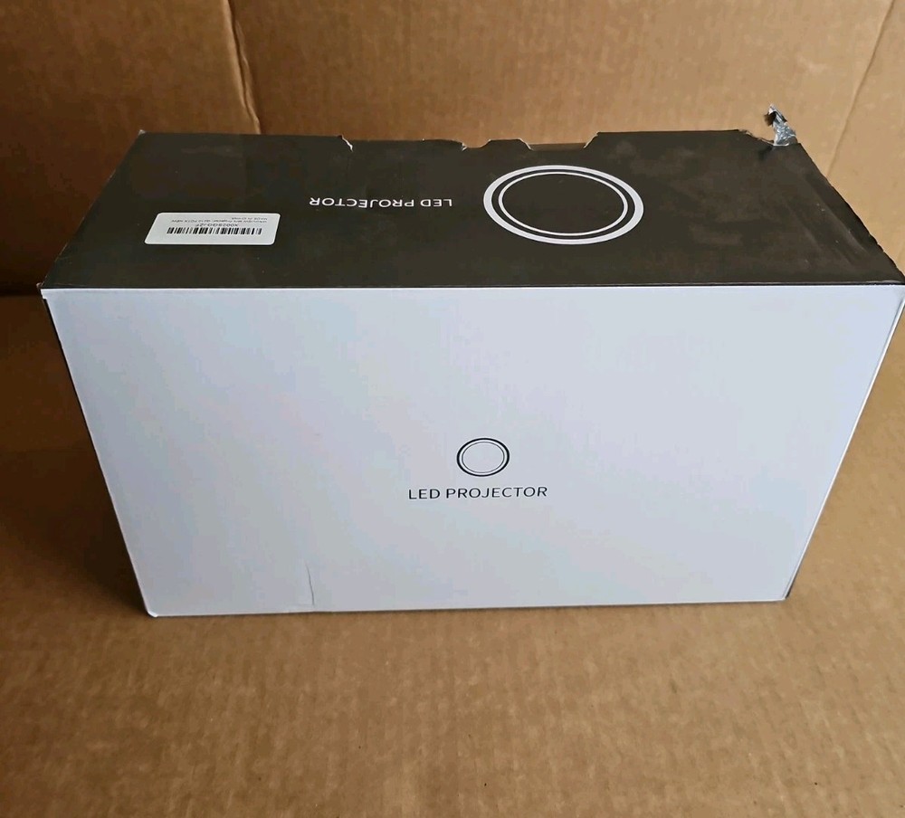 Groview Mini Projector Led Bluetooth Model G210 Portable Complete With Box 8"x6"