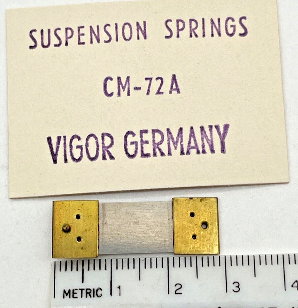 NOS CLOCK SUSPENSION SPRING VIGOR #CM-72A, 30mm / 10mm.