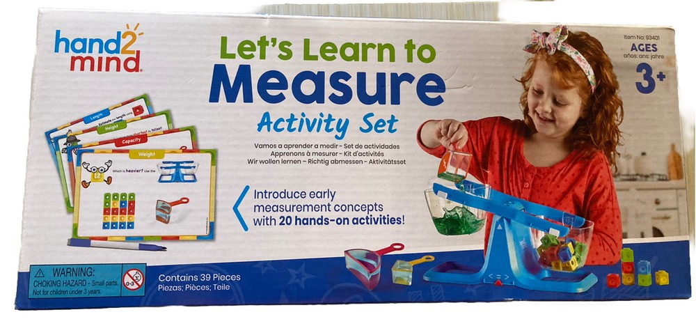 Hand2mind Let’s Learn to Measure Activity Set NEW 3+