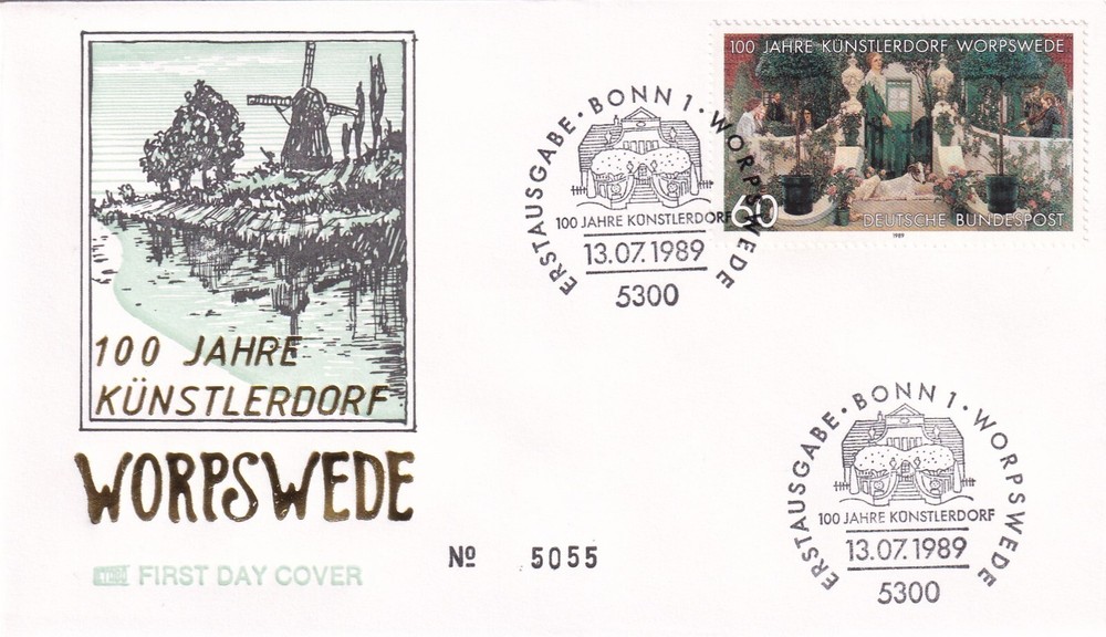 ⭐ 1989 Bonn Germany - First Day cover FDC - Ersttagsbrief ⭐ E450