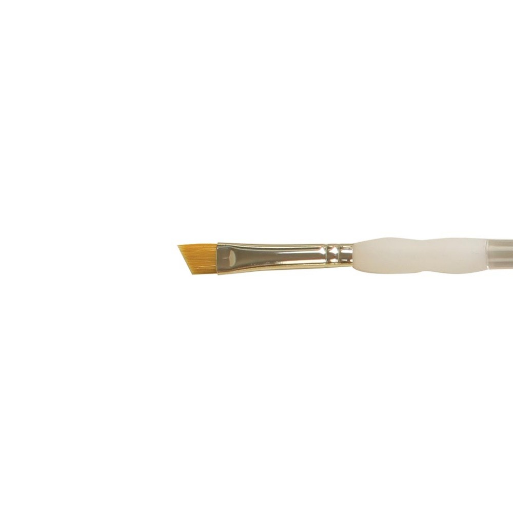 Royal & Langnickel Soft Grip Gold Taklon Brush Angular 1/4"