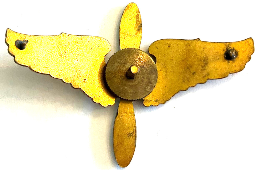 WWII USAAF Cadet Visor Cap Badge