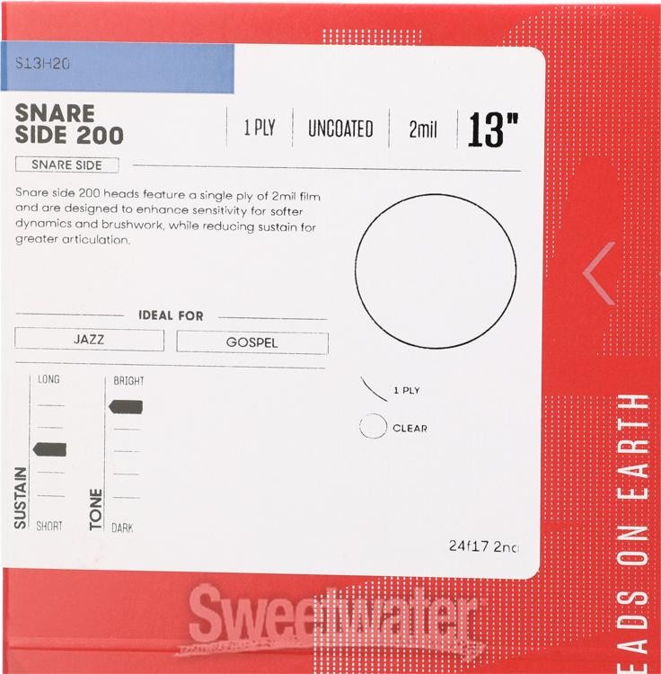 Evans Snare Side 200 Drumhead - 13 inches