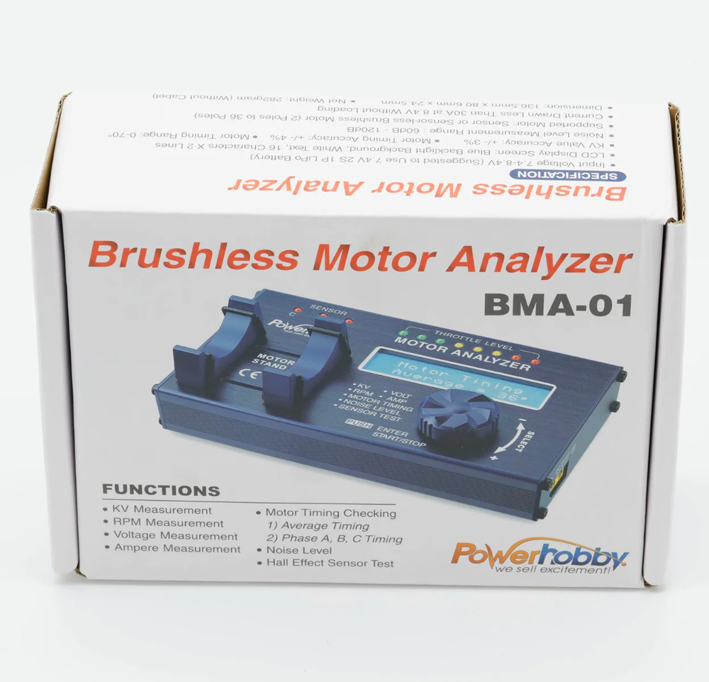 PowerHobby Brushless Motor Analyzer Sensored & Sensorless SkyRC Checker