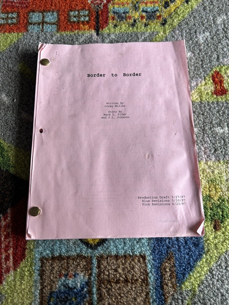 Border To Border Rare HTF Script 1997 Revised Corey Miller