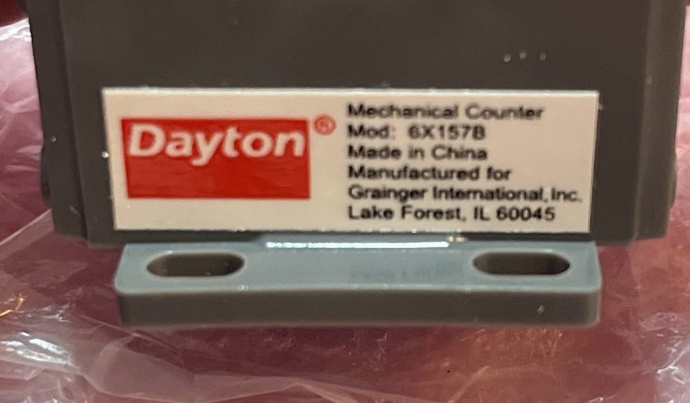 Dayton 6X157B Mechanical Counter