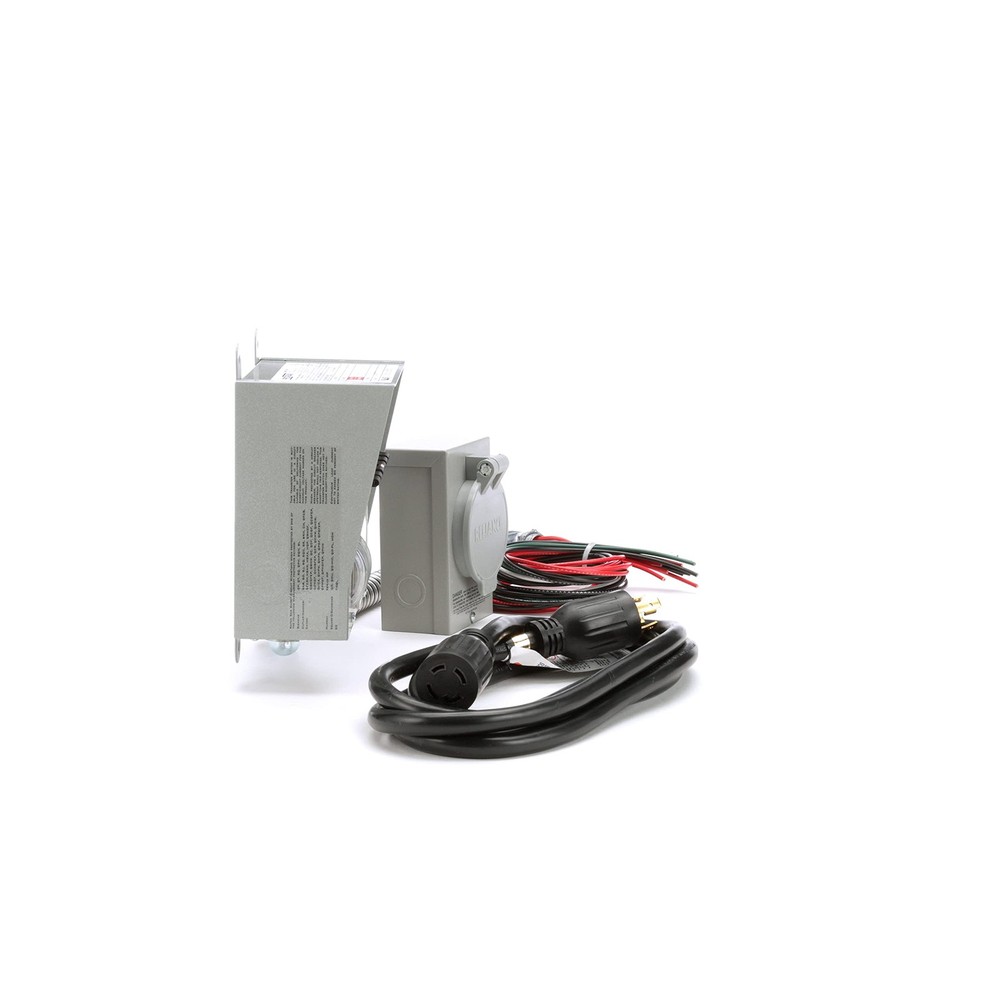 30 Amp 6-Circuit Transfer Switch Kit Gray Corded Electric