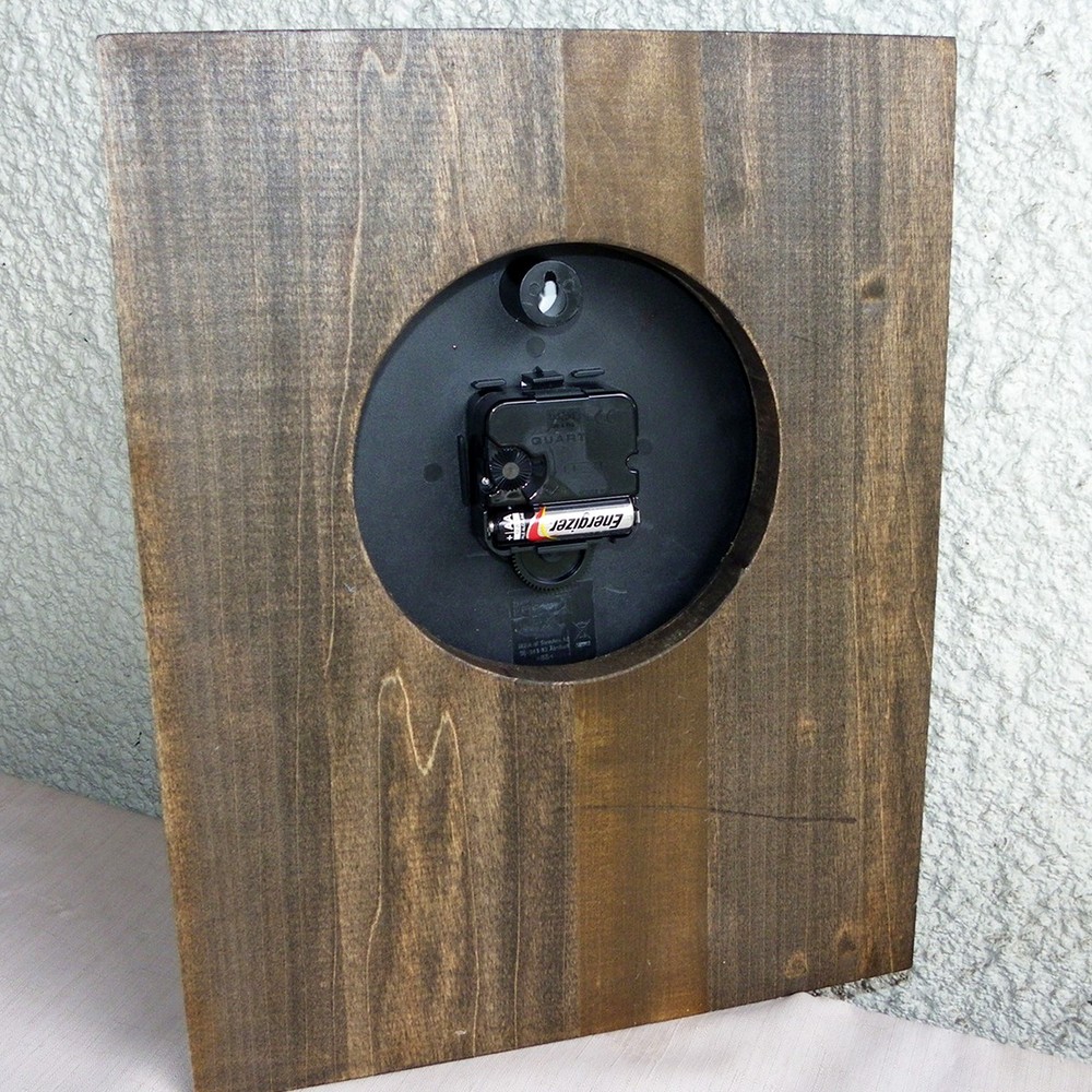 CAPTAIN'S TIME AND TIDE WALL CLOCK LARGE 9"