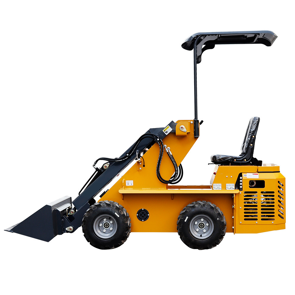 New Mini Skid Steer Loader Wheel Type Riding Skid Machine