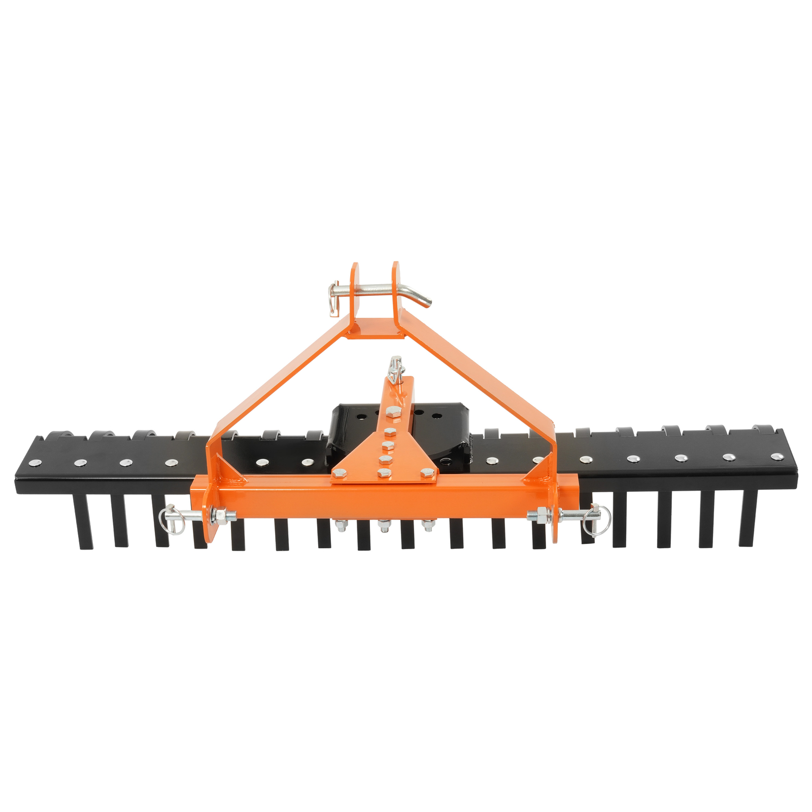 3-Point Landscape Rake 5 FT For Category-0 Tractor Hookup Landscaper Grass Comb