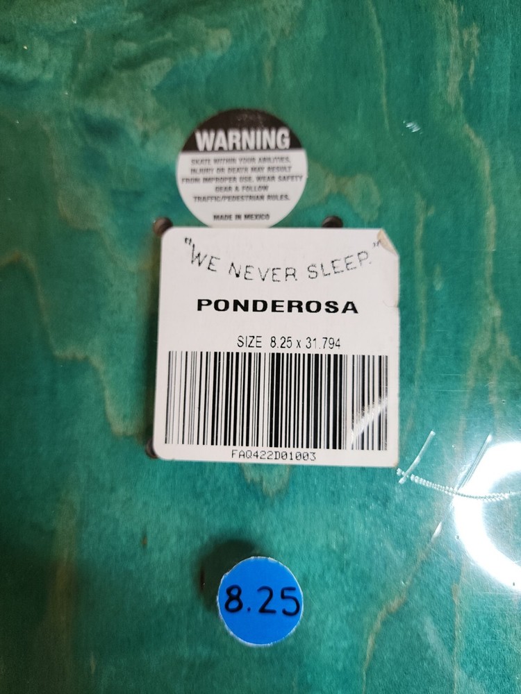 Ponderosa Skateboard Deck.