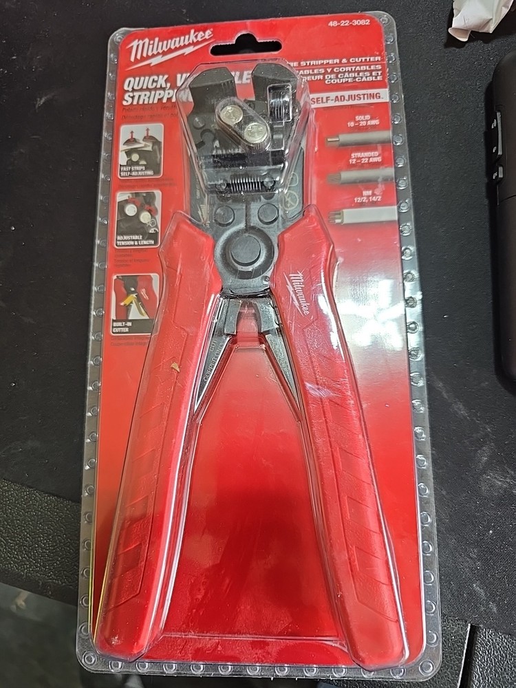 Milwaukee Tool 48-22-3082 Self-Adjusting Wire Stripper & Wire Cutter