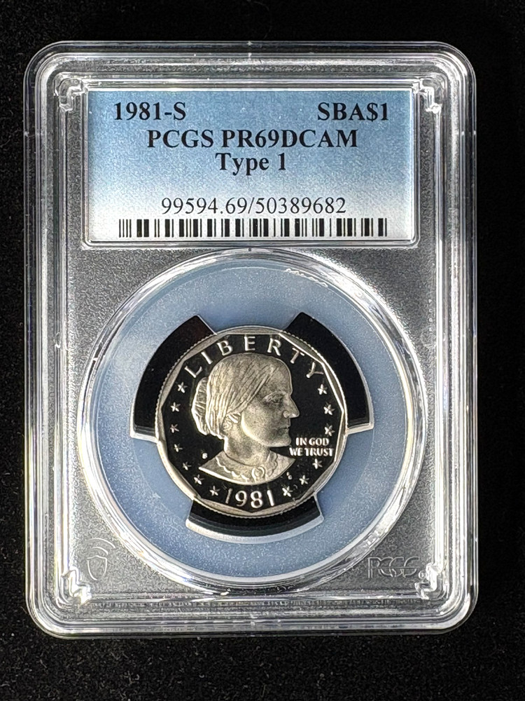 1981 S Susan B Anthony Dollar PR69DCAM Type 1