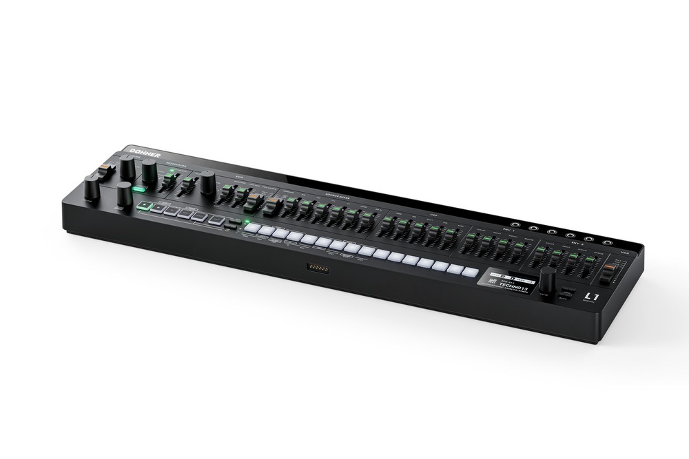 Donner Essential L1 Synthesizer Sequencer Monophonic Analog Synth With Software