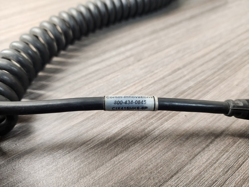 Comm Innovations CIX415HK3-6P Handheld Push to Talk Microphone Cable Assembly