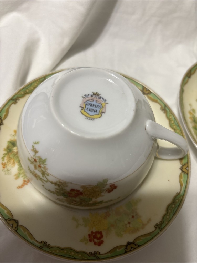 Empress Woodmere 2 CUPS & 2 SAUCERS