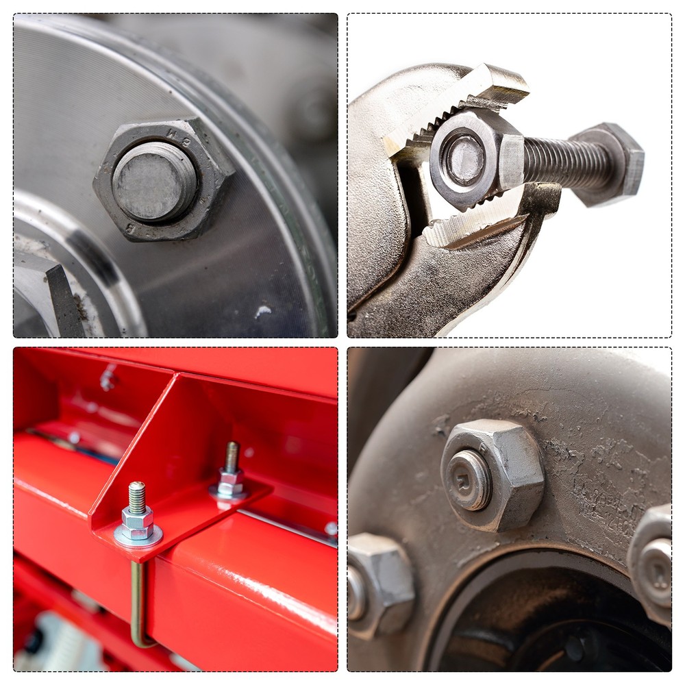 2 Pcs Cast Pipe Fitting Hex Locknut Nut g 2" Female Thread (DN50)