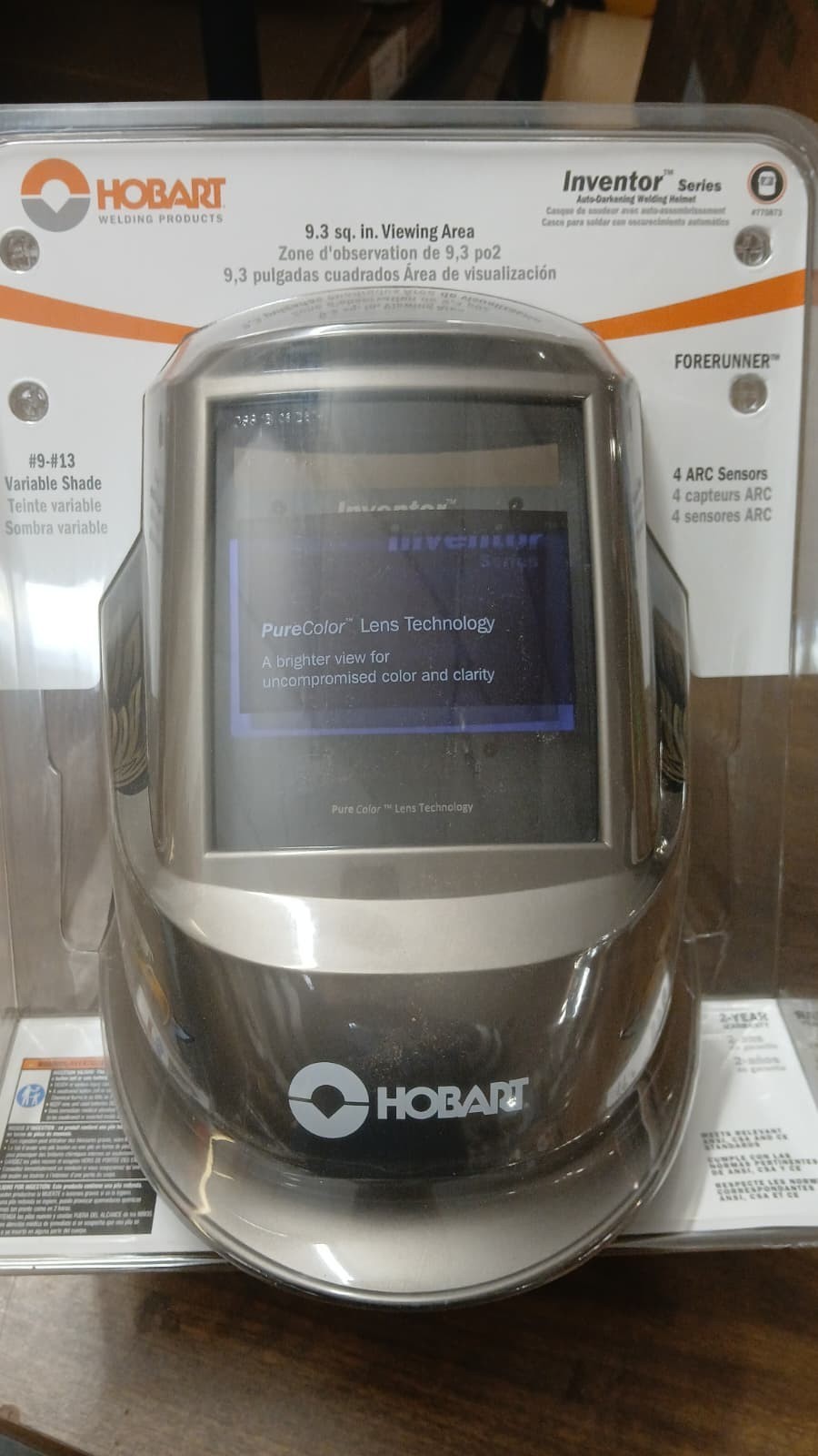 HOBART Inventor™ Forerunner™ Large View Auto-Darkening Welding Helmet 770873